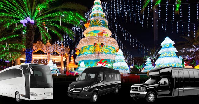 Christmas Light Tours Limousine Service Napa